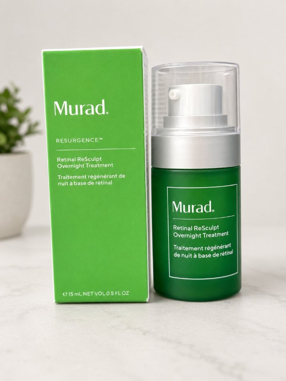 Murad Retinal ReSculpt Overnight Treatment 0.5 oz / 15 mL NEW